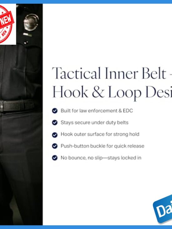 Amazon.com: Nexbelt Inner Tactical EDC Ratchet Belt - 1.5  Tactical Ratchet Belt Adjustable Nylon Hook Loop EDC Duty